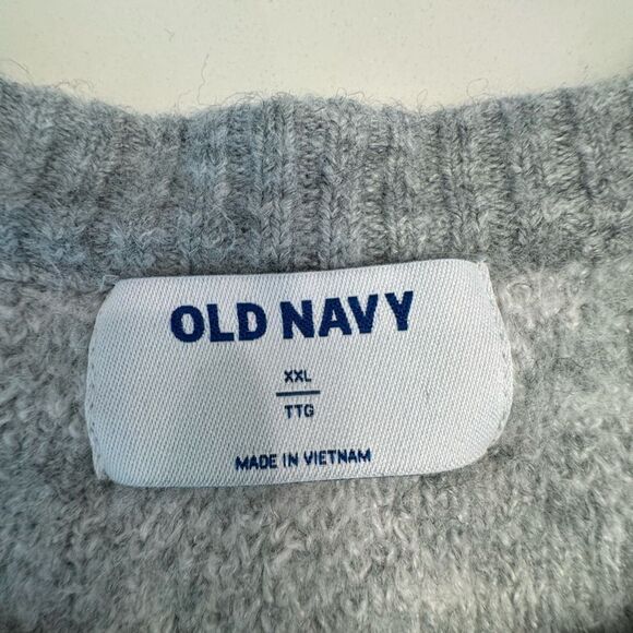 Gray Leopard Print Sweater - Picture 4 of 5